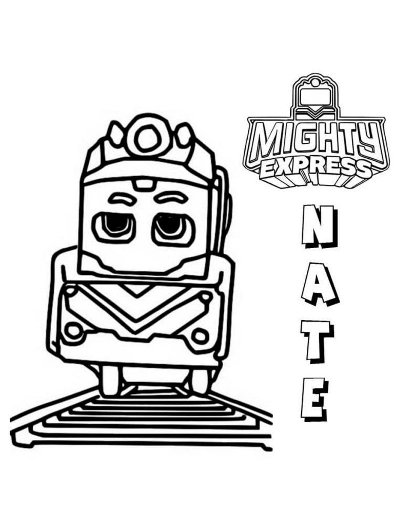 Mighty Express Coloring Pages Best Coloring Pages For Kids