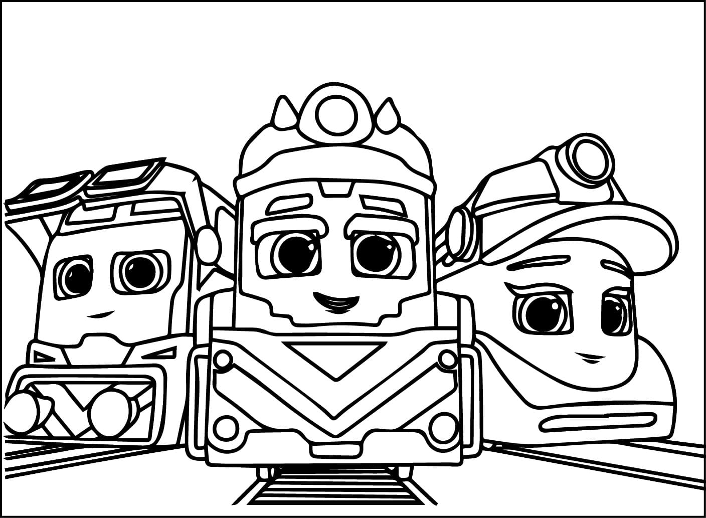 Mighty Express Coloring Pages ColoringLib