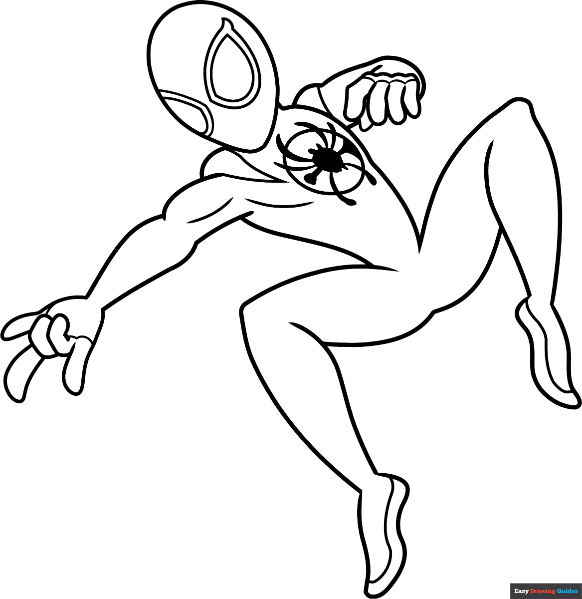 Miles Morales Coloring Pages For Superhero