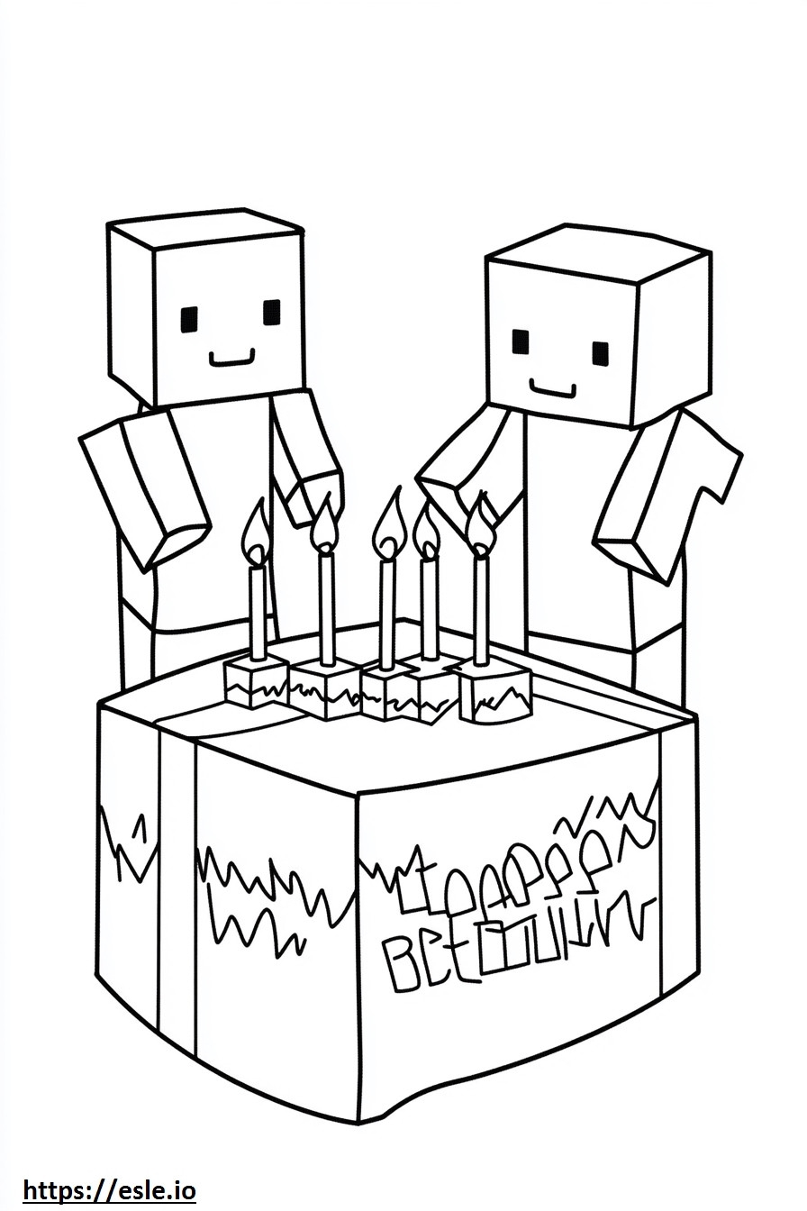 Minecraft Happy Birthday Free Printable