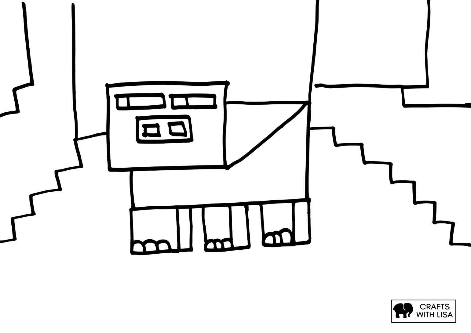 Minecraft Pig Coloring Page Crafts With Lisa