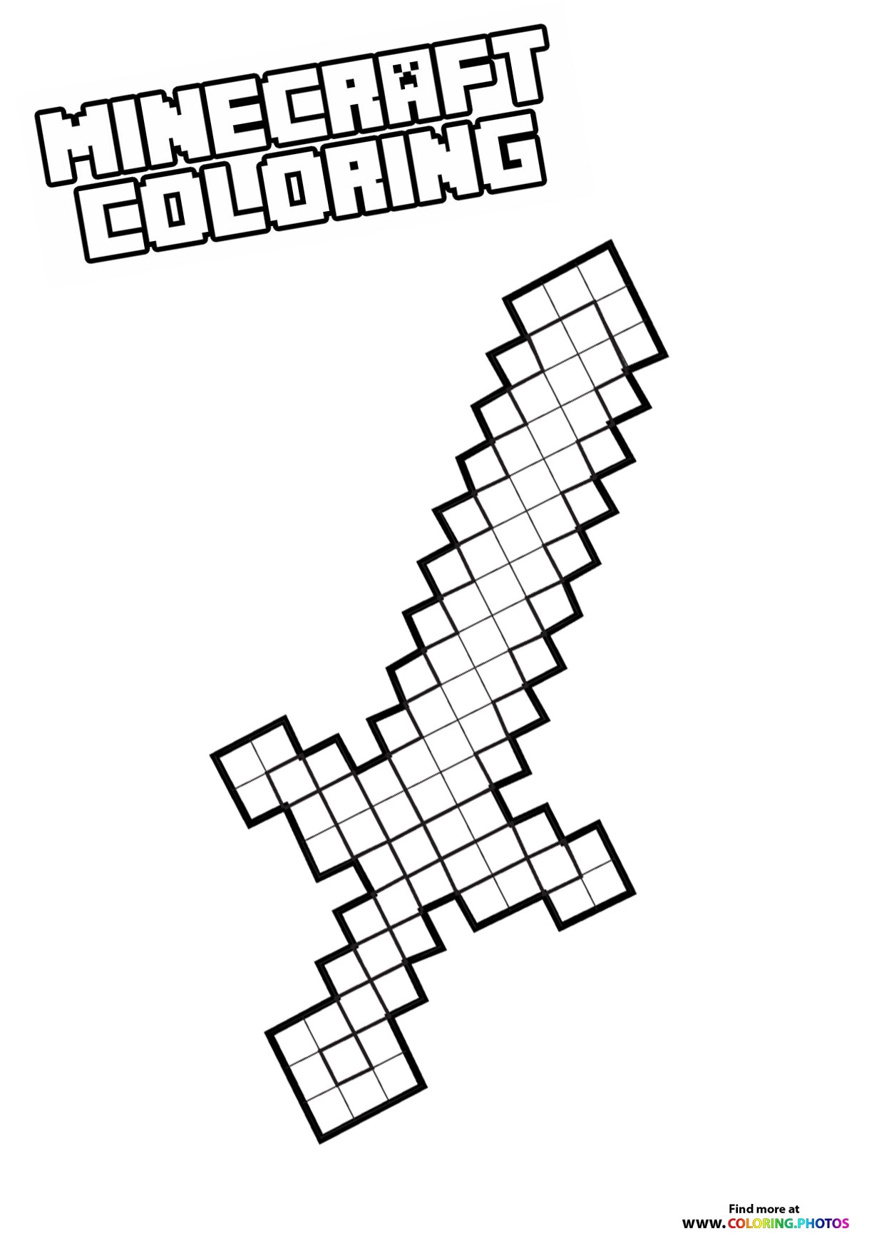 Sword Coloring Pages Printable