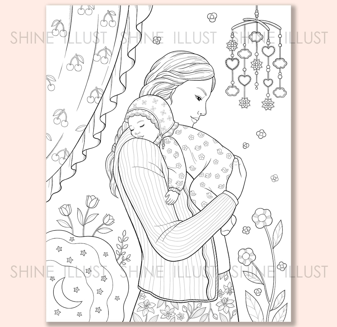 Baby Coloring Coloring Pages Printable