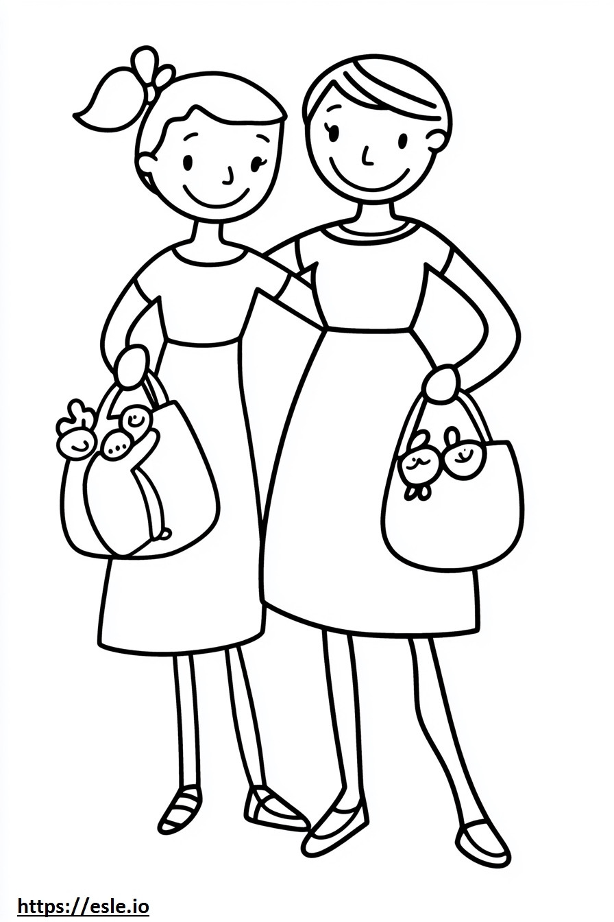 Mom Junction Coloring Page