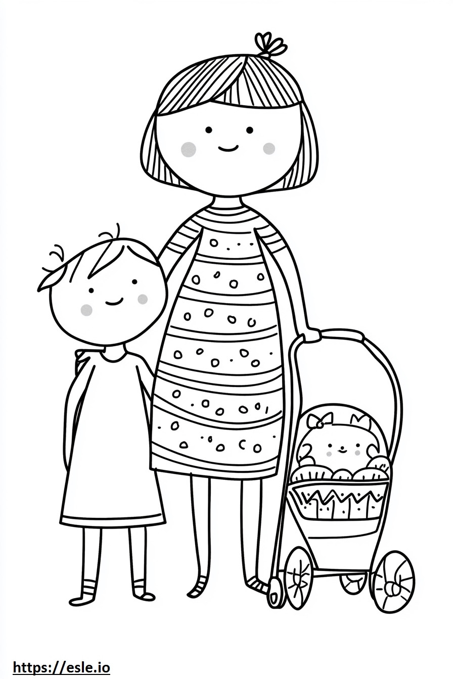 Mom Junction Coloring Page Printable