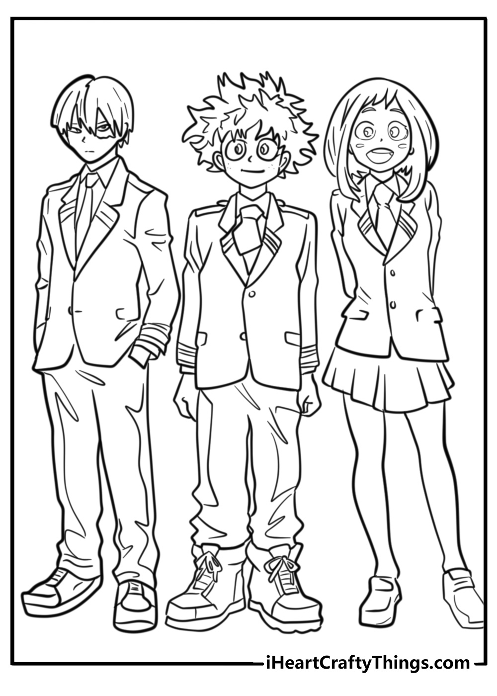 My Hero Academia Coloring Pages 26 Free PDF Printables 
