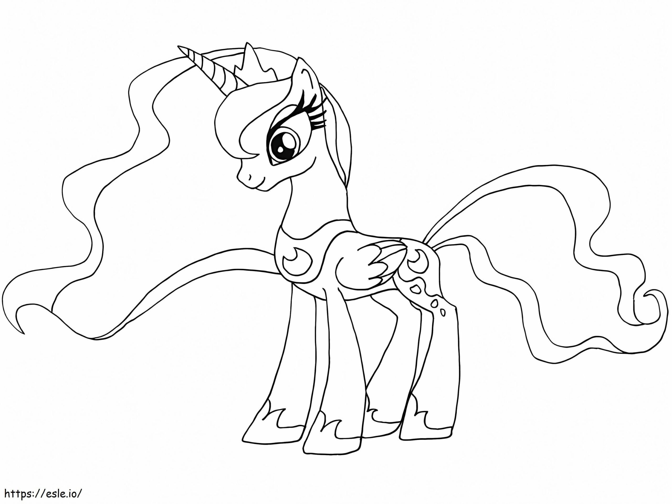 My Little Pony Princess Luna Coloring Page
