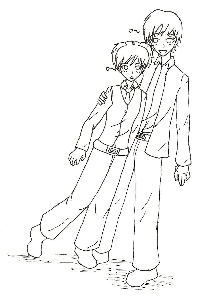 Karma In Assassination Classroom Coloring Page
