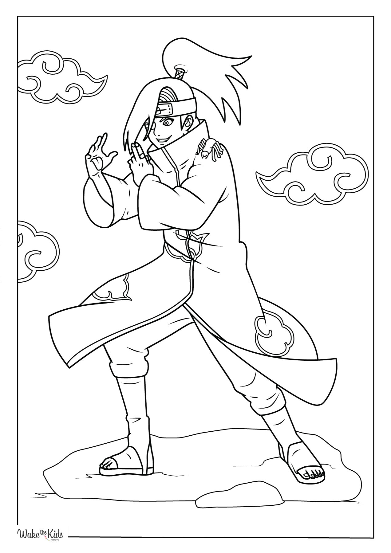 Naruto Coloring Pages Free Printable PDFs WakeTheKids