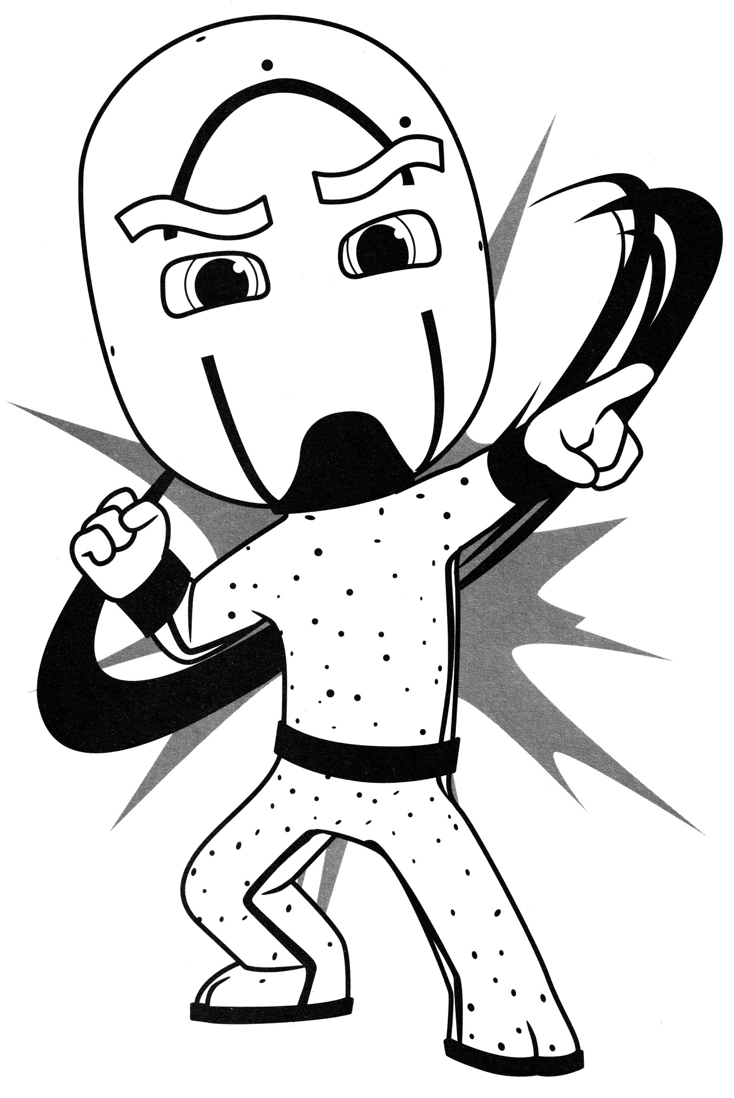 Night Ninja Saw Something Coloring Page PJ Masks Free And Printable