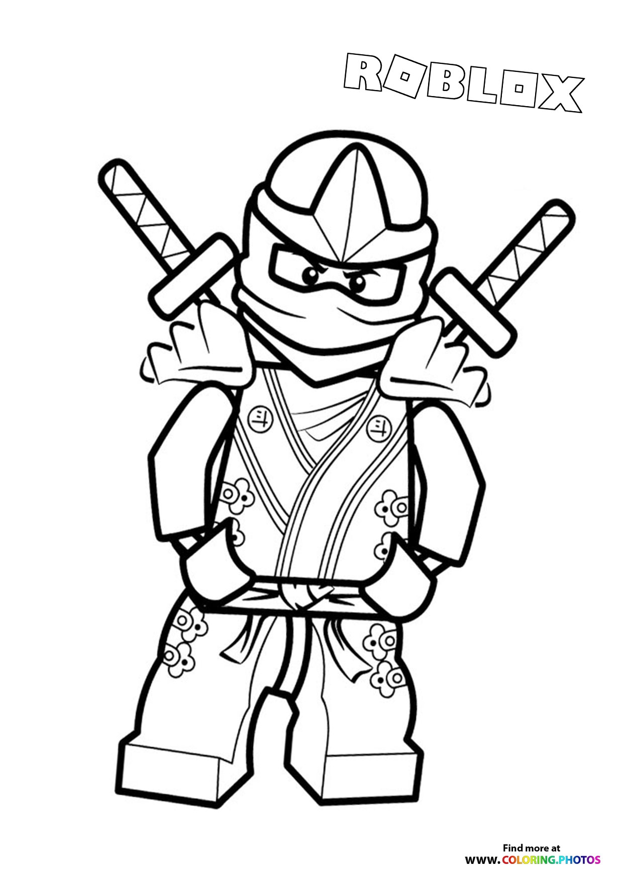 Ninja Coloring Coloring Pages Printable