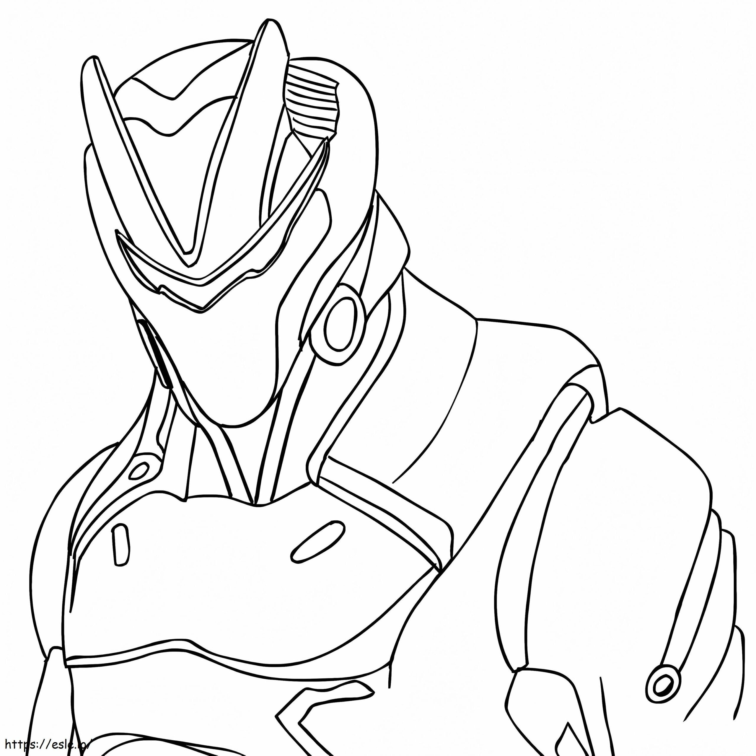 Omega Fortnite 4 Coloring Page