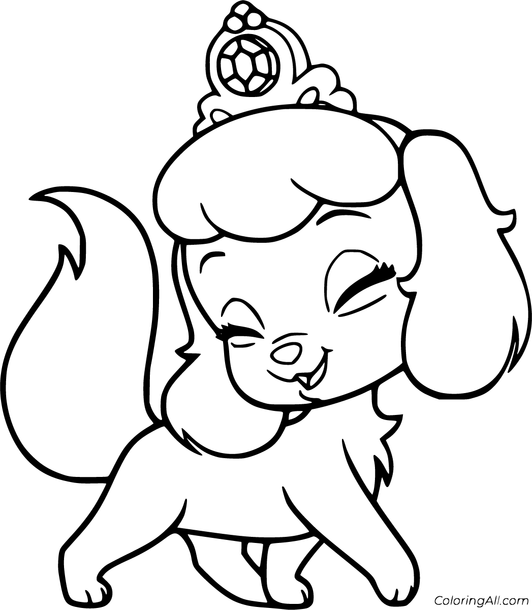 Palace Pets Coloring Pages 121 Free Printables ColoringAll