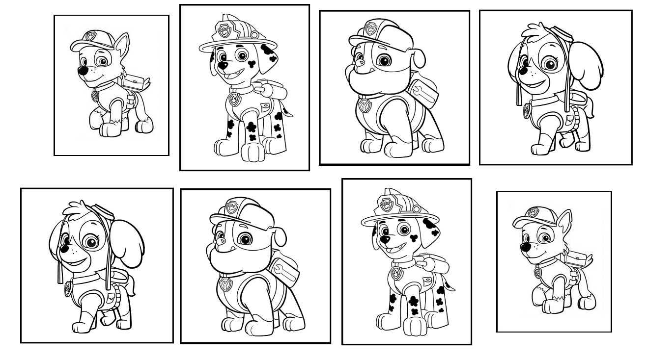 Paw Patrol Coloring Pages Printable Coloring Pages FREE