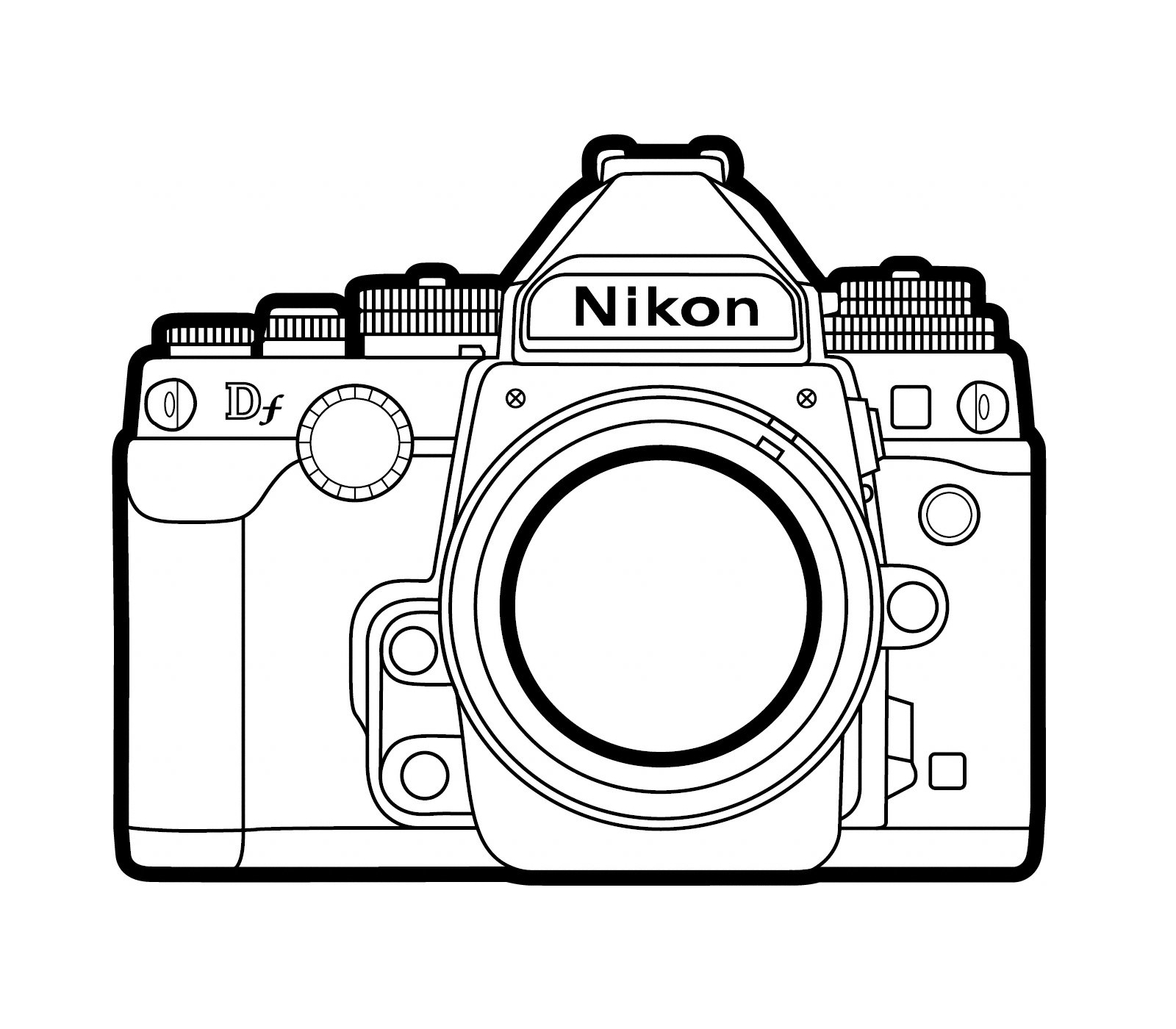 Printable Camera Coloring Page Printable