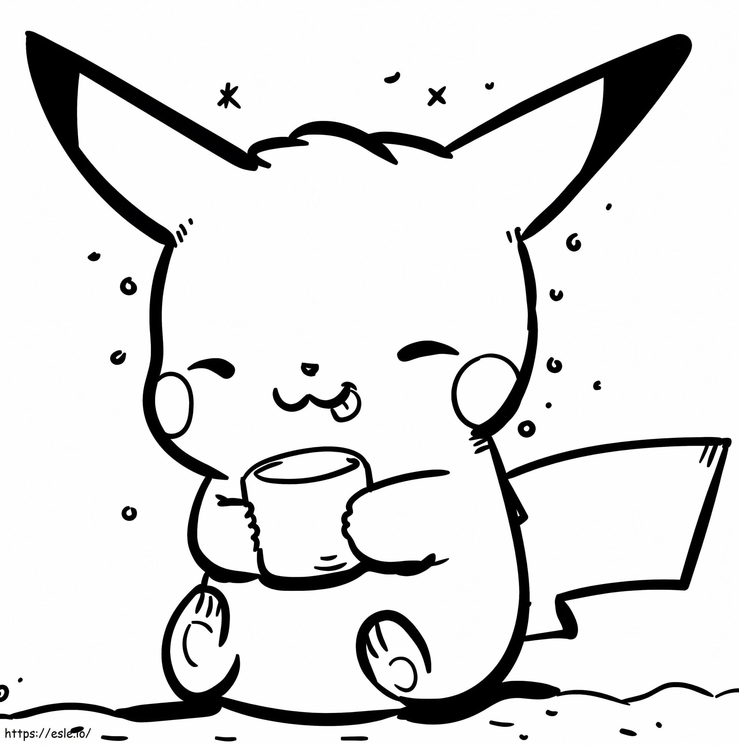 Genial Detective Pikachu Coloring Page Printable