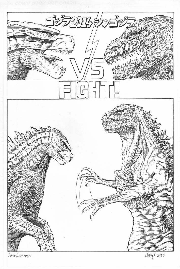 Pin By Dominic Shoblo On Coloring Pages Godzilla Comics Godzilla Godzilla 2014