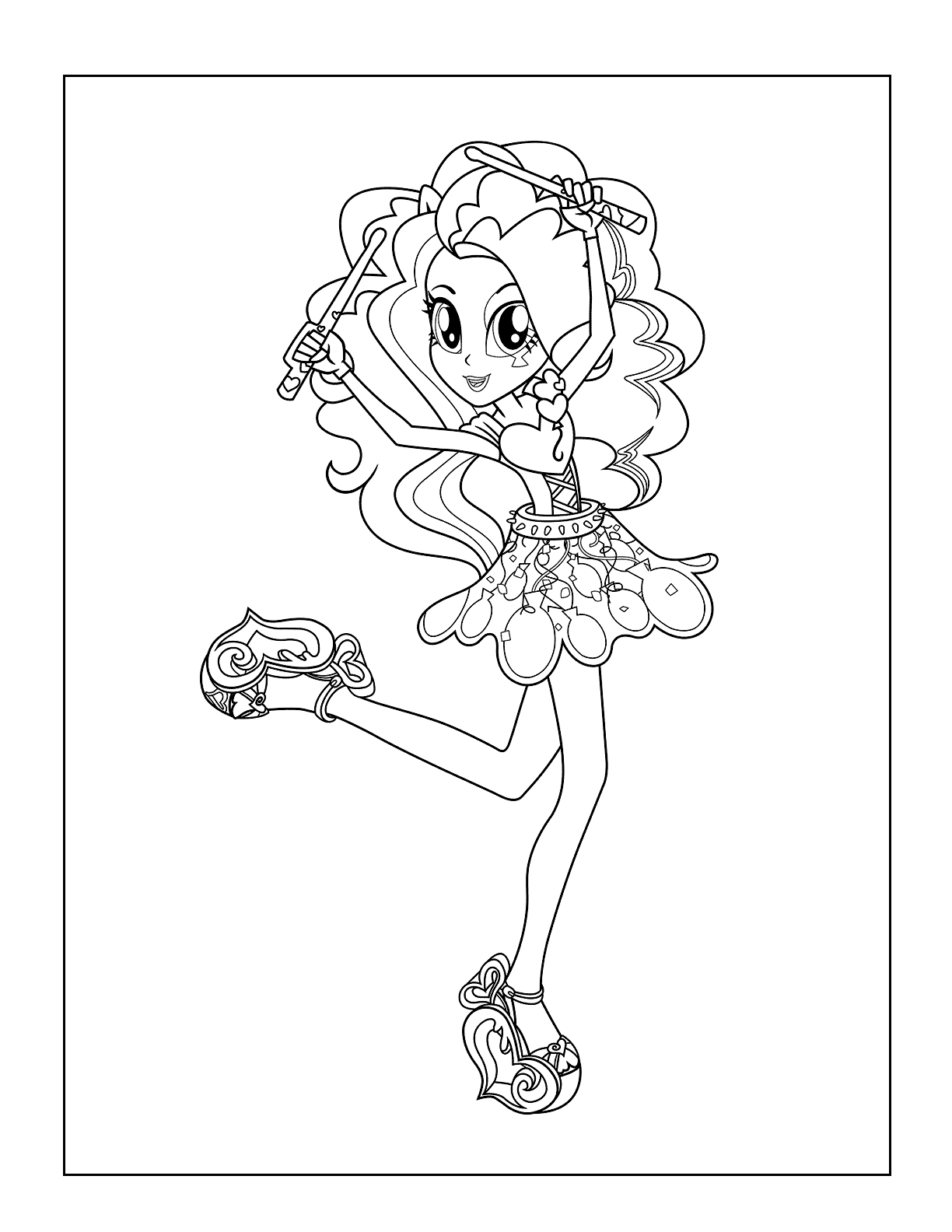 Pinkie Pie Coloring Pages Printable Coloring Pages FREE