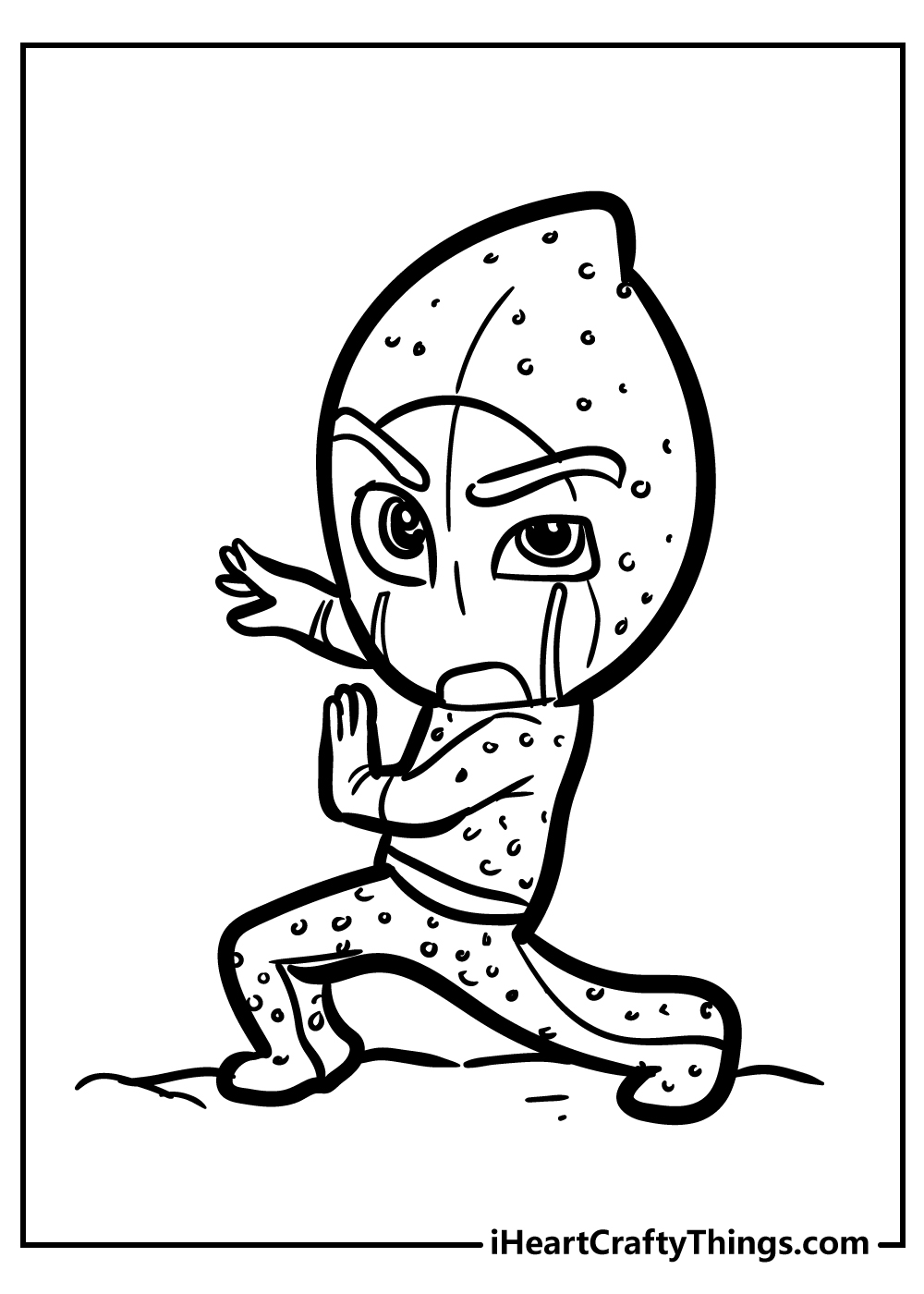 Night Ninja Coloring Page Printable
