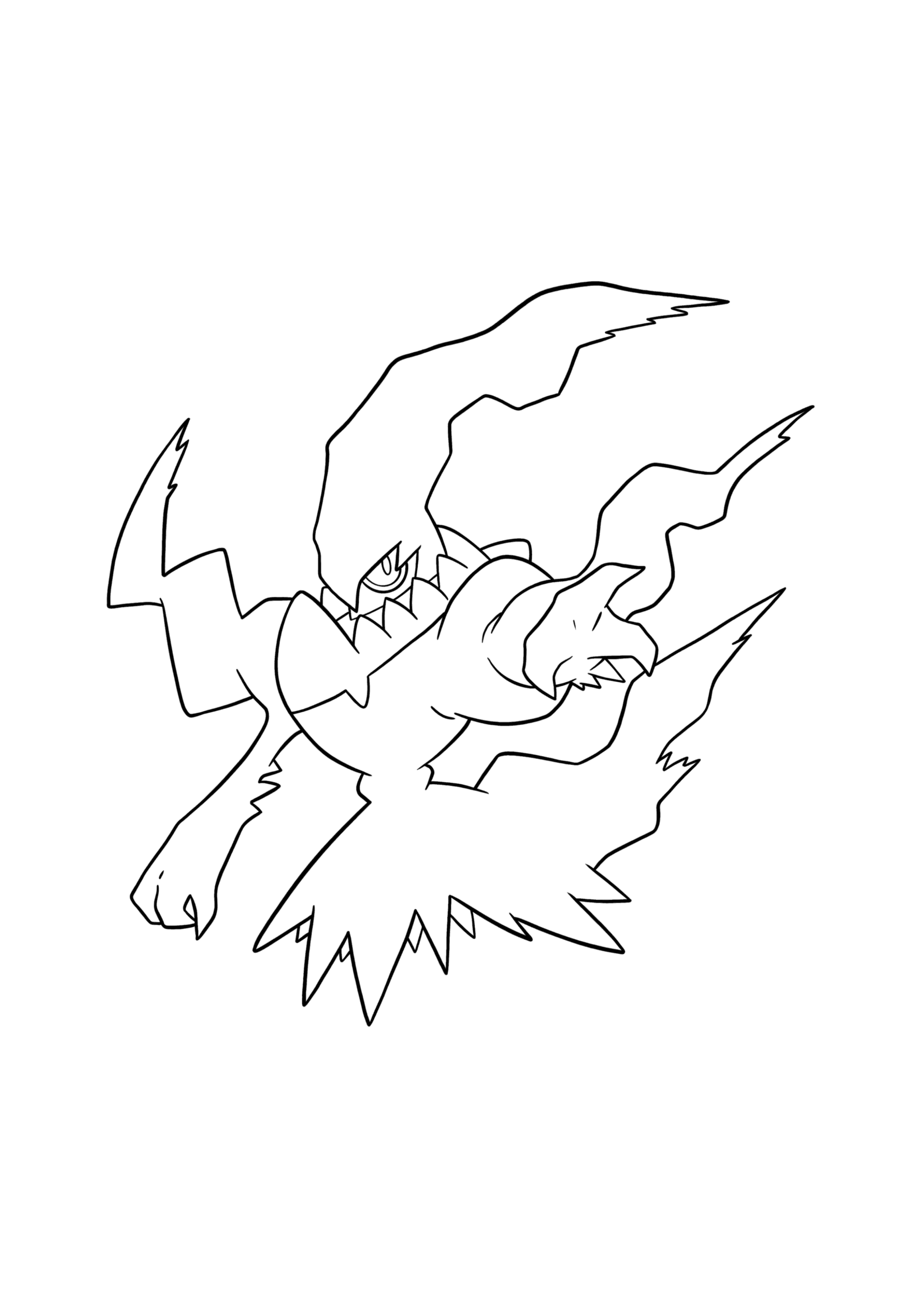 Darkrai Coloring Pages Printable
