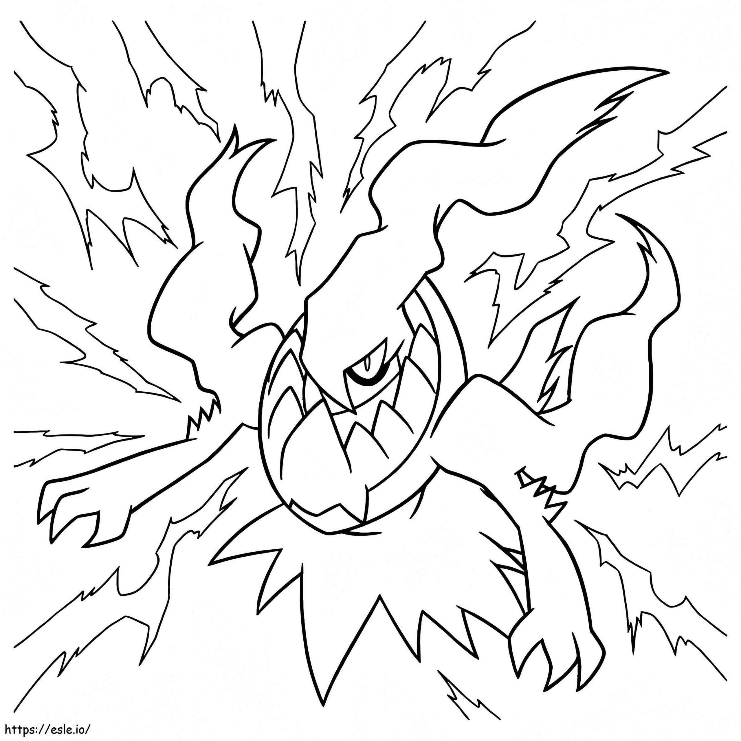 Pokemon Darkrai Coloring Page