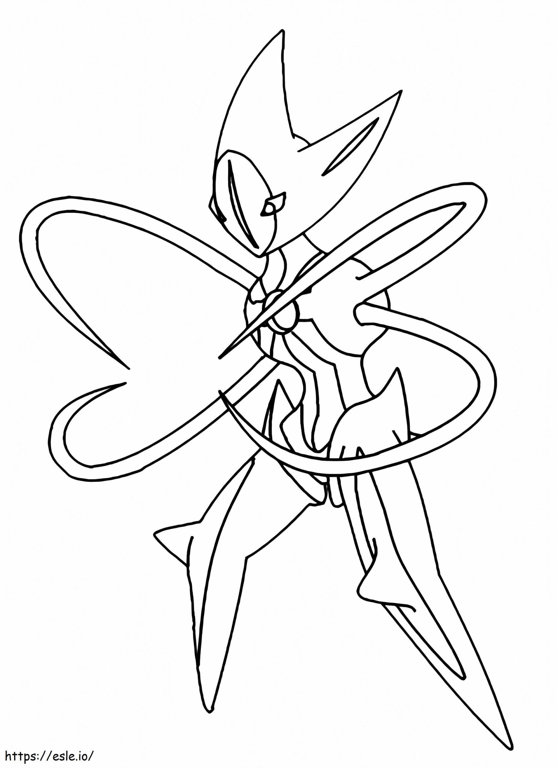Deoxys Coloring Pages Printable