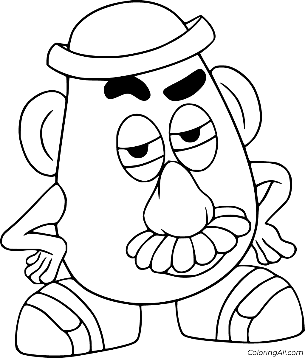Potato Head Coloring Pages 71 Free Printables ColoringAll