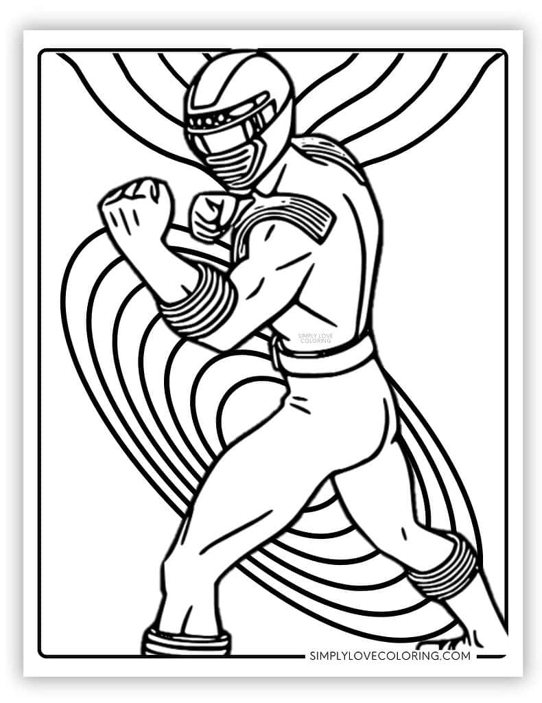 Power Rangers Coloring Pages Printable
