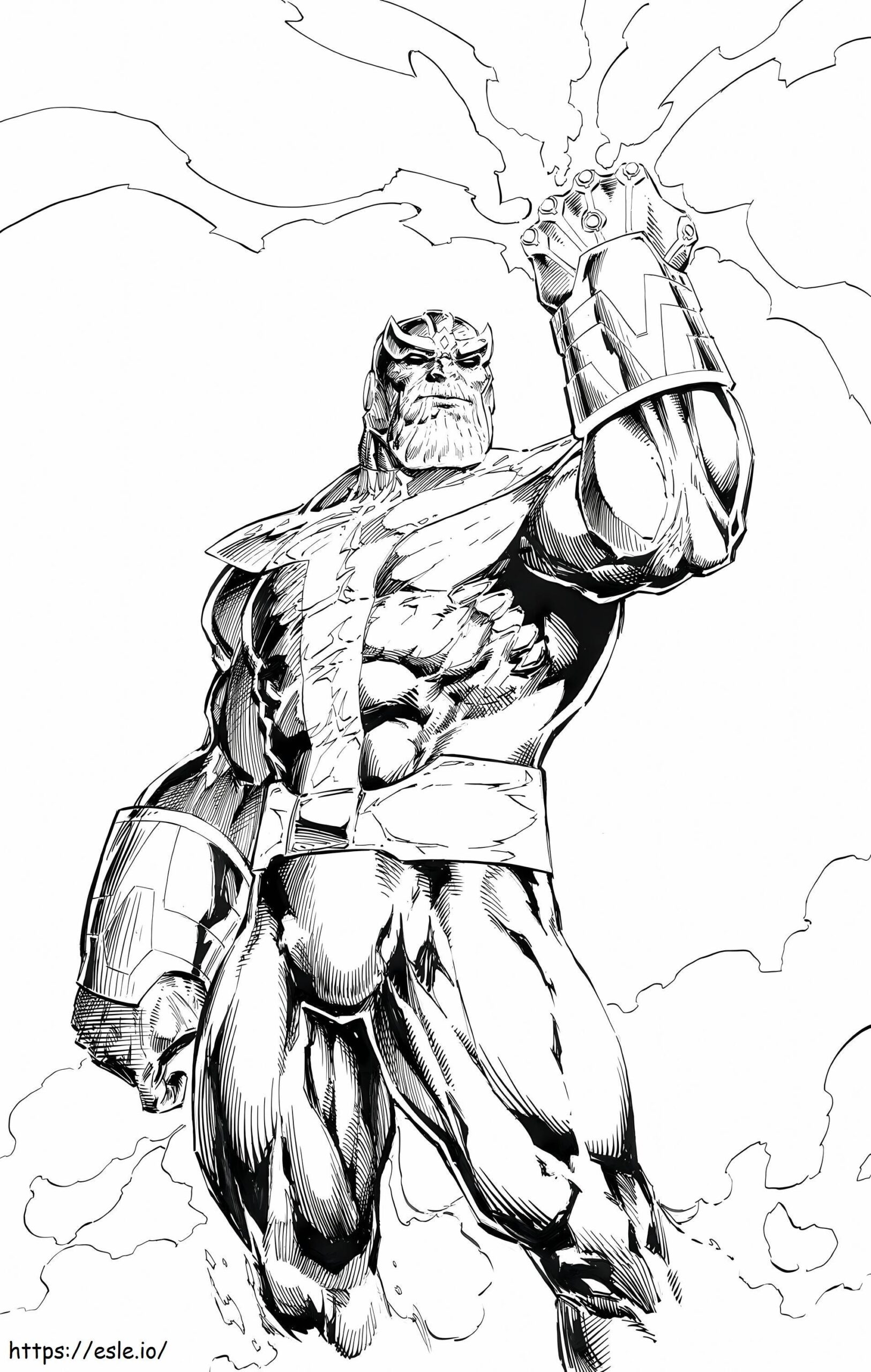 Infinity Gauntlet Coloring Pages Printable