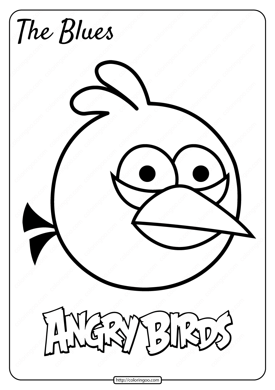 Angry Birds Coloring Pages Printable