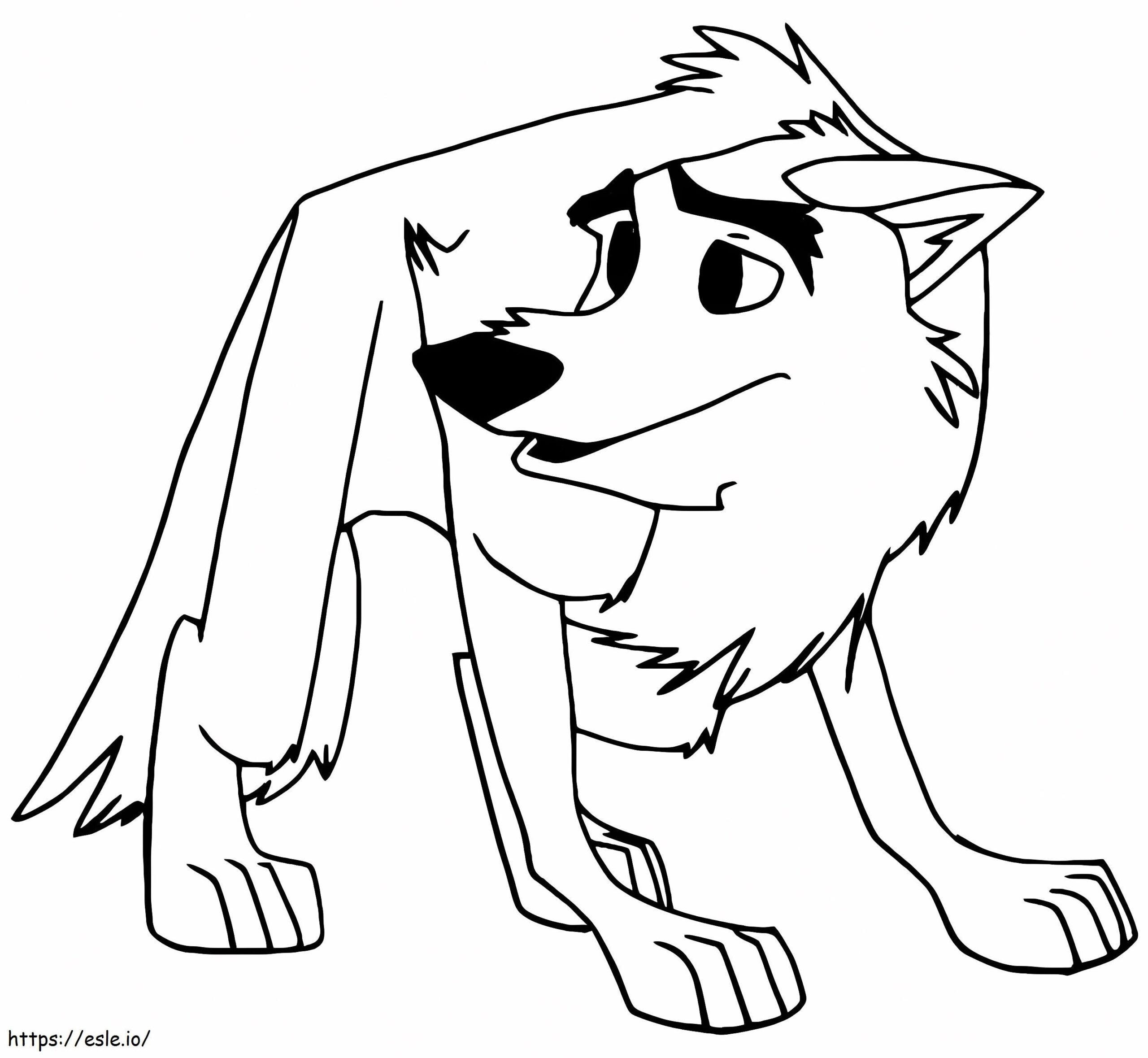 Printable Balto Coloring Page