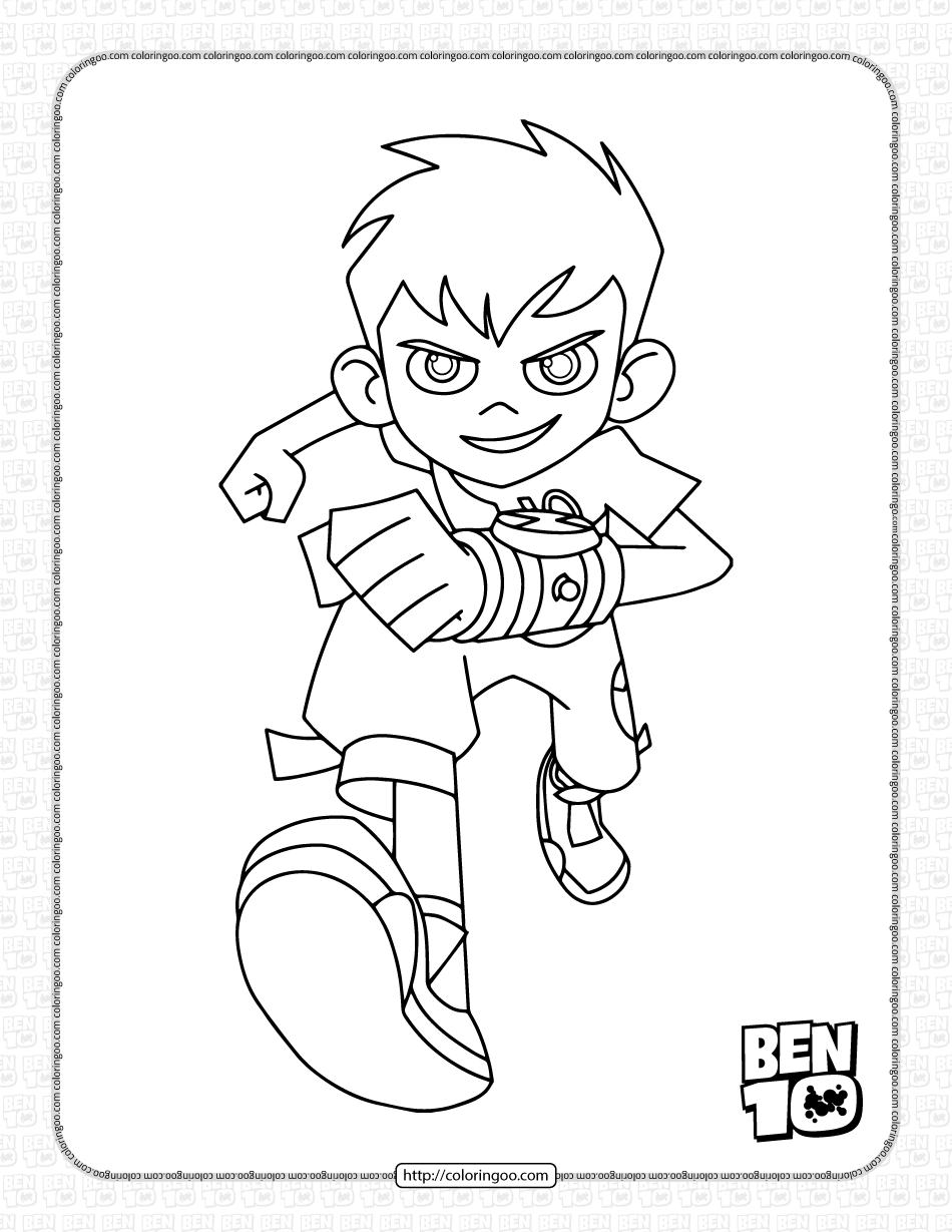 Ben 10 Coloring Pages Printable