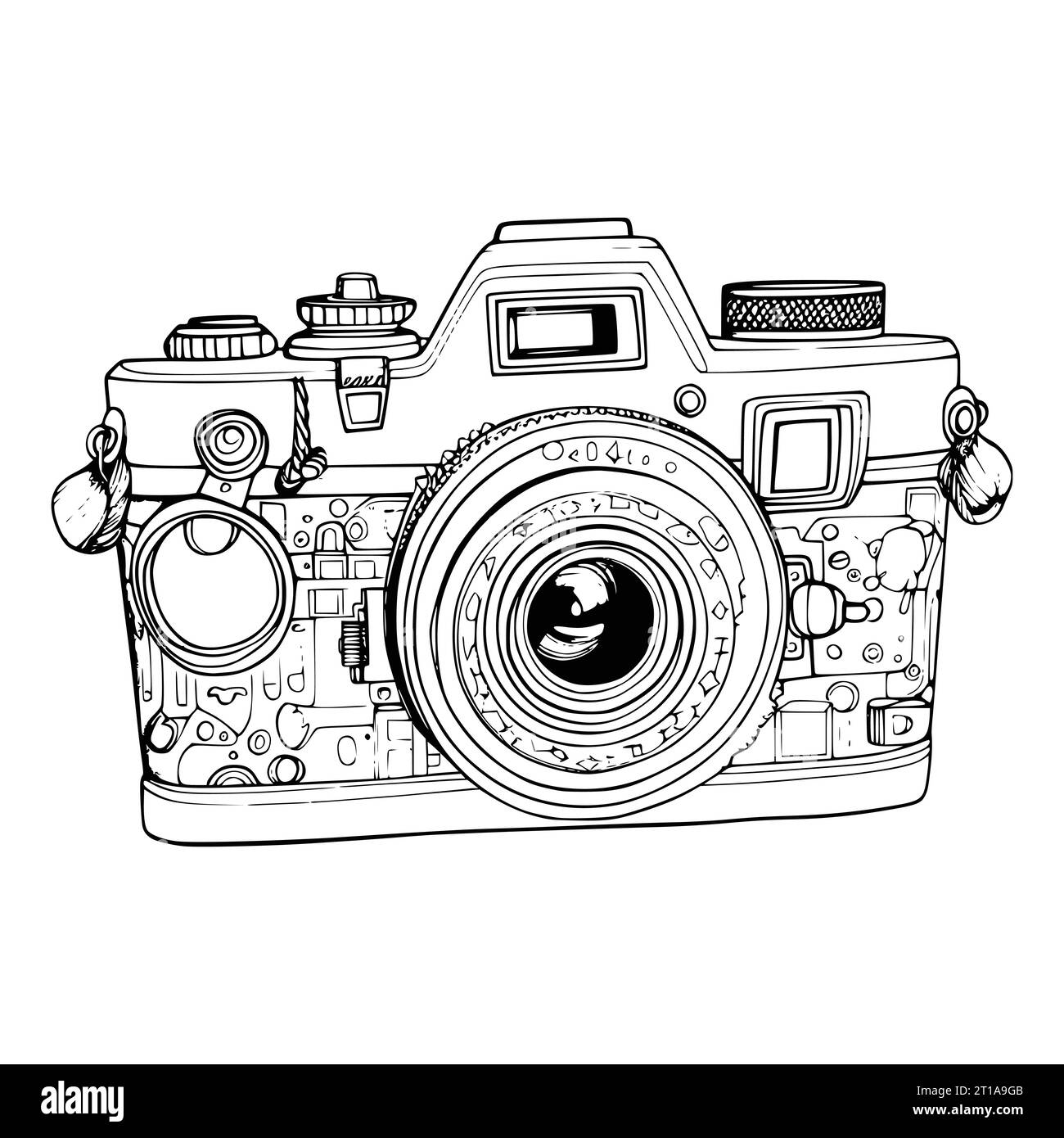 Printable Camera Coloring Pages Hi res Stock Photography And Images Alamy