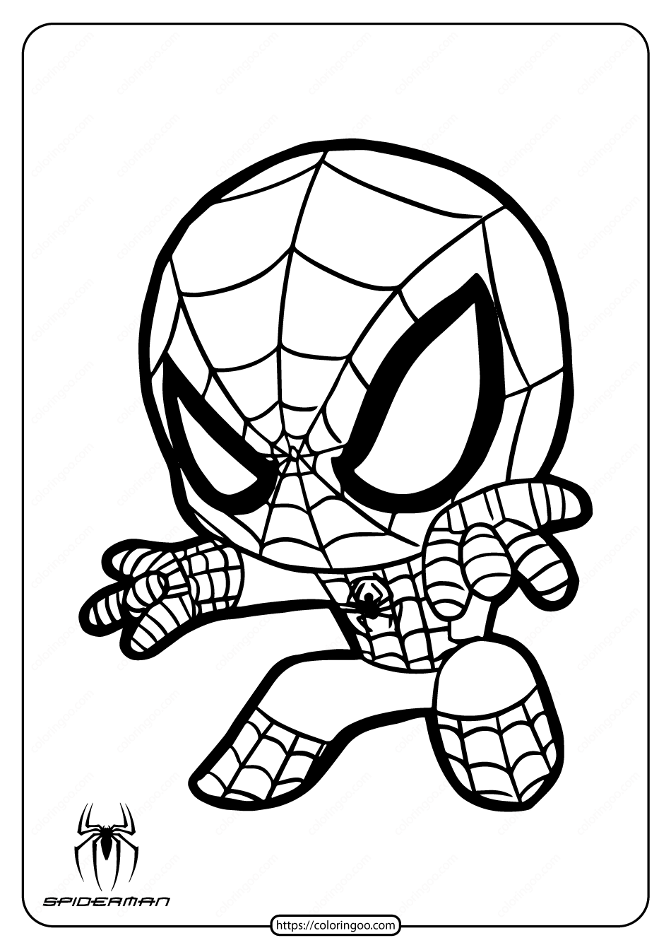 Spider-Man Coloring Pages Printable