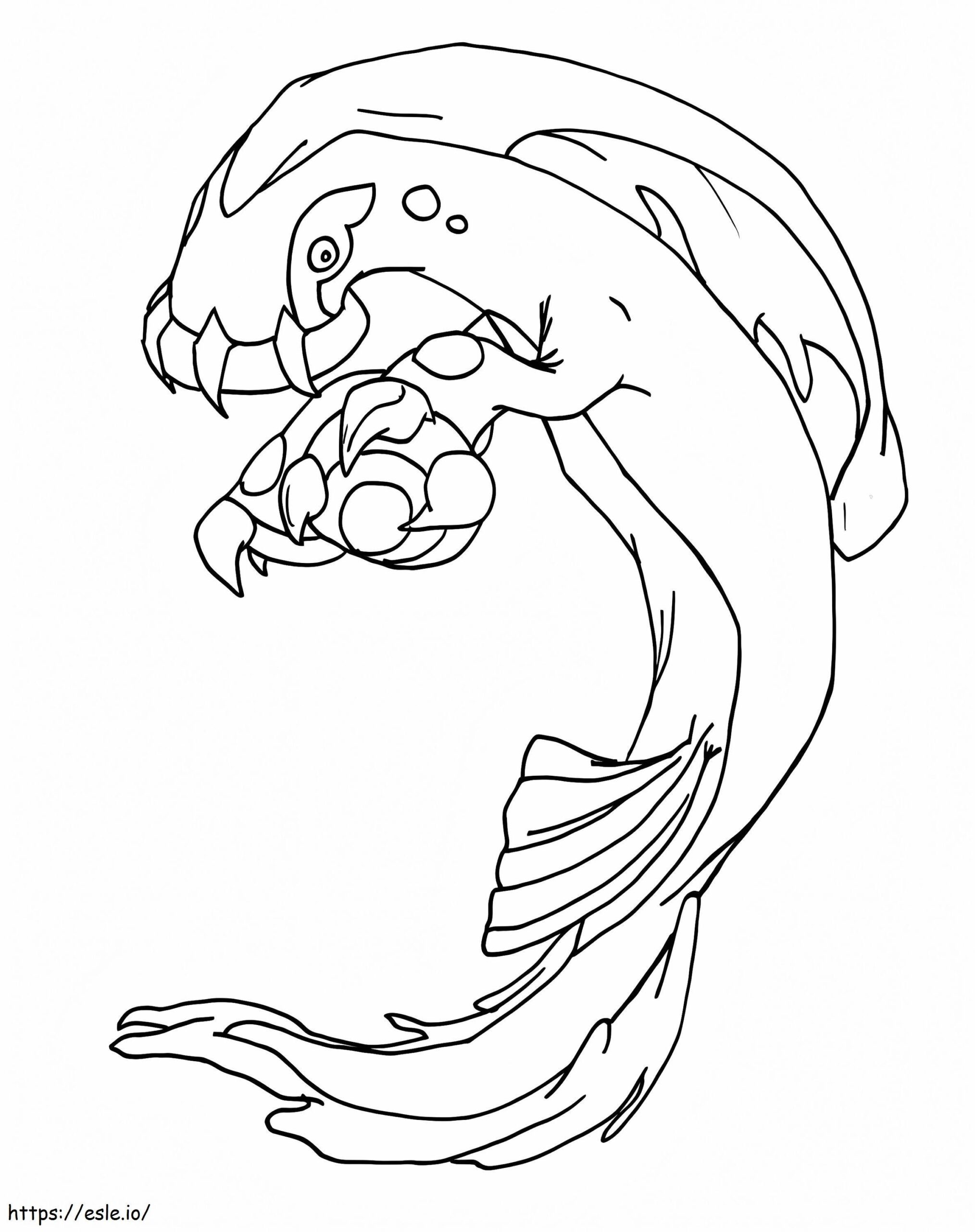 Printable Eelektross Coloring Page