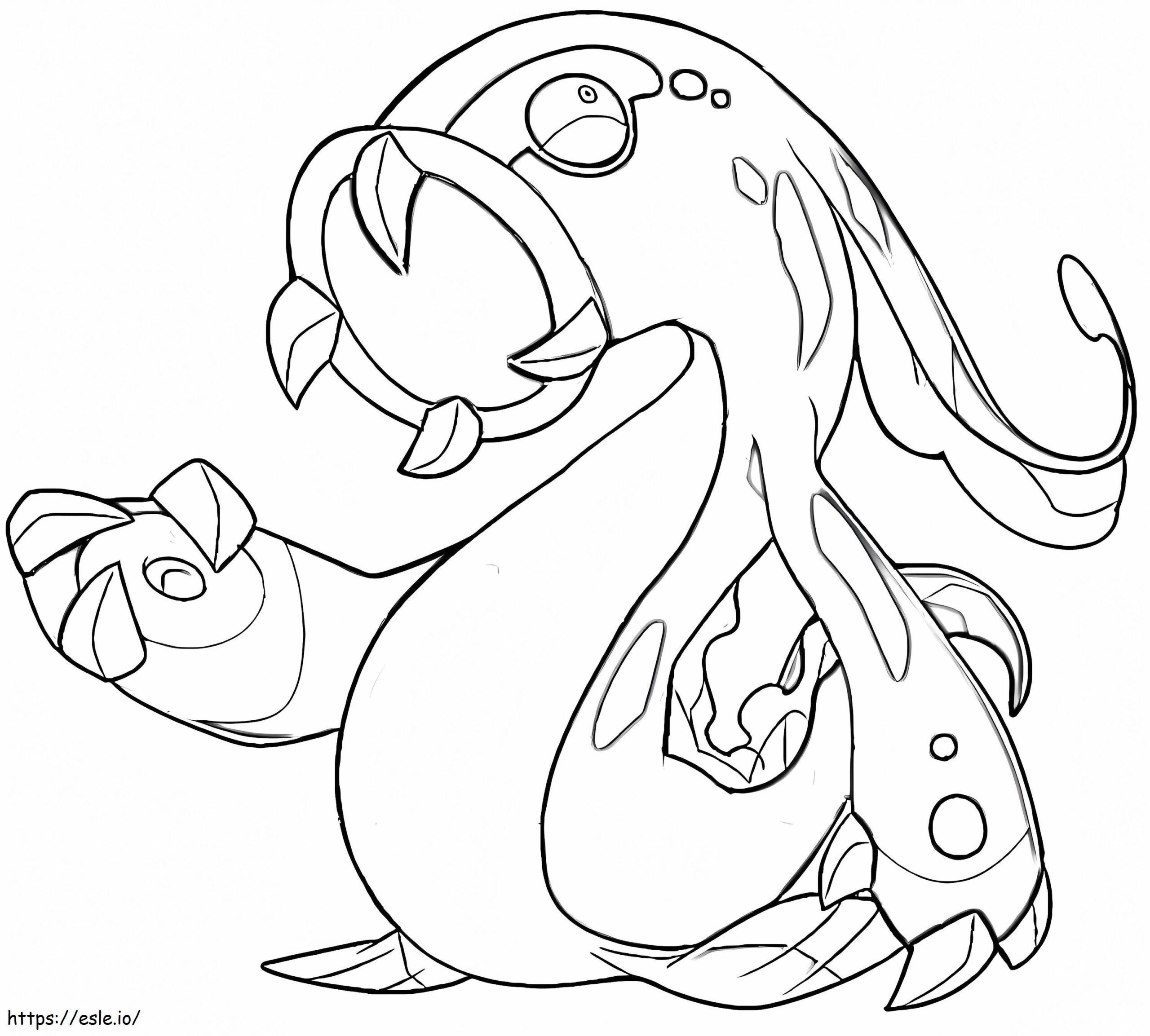 Printable Eelektross Pokemon Coloring Page