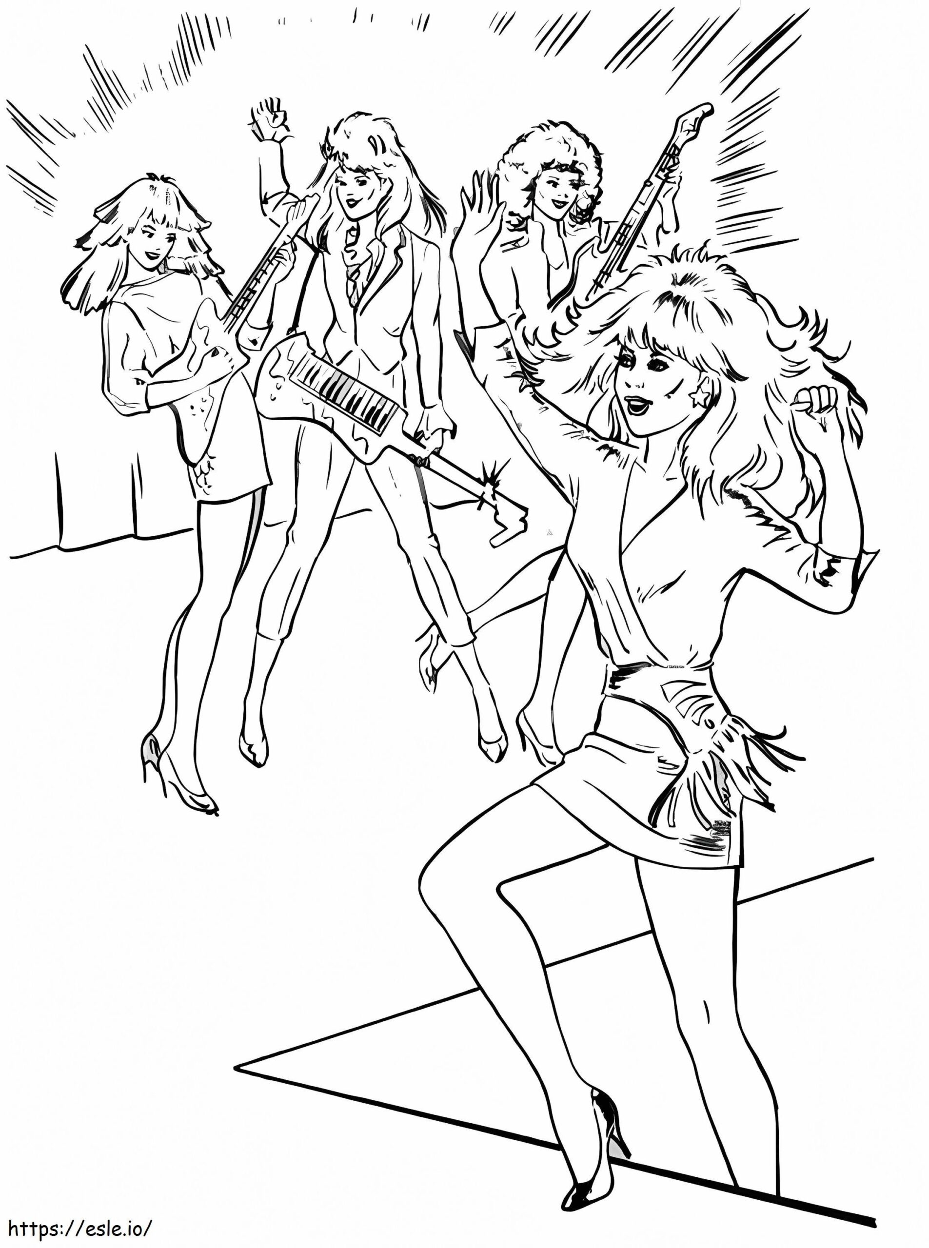 Printable Jem And The Holograms Coloring Page
