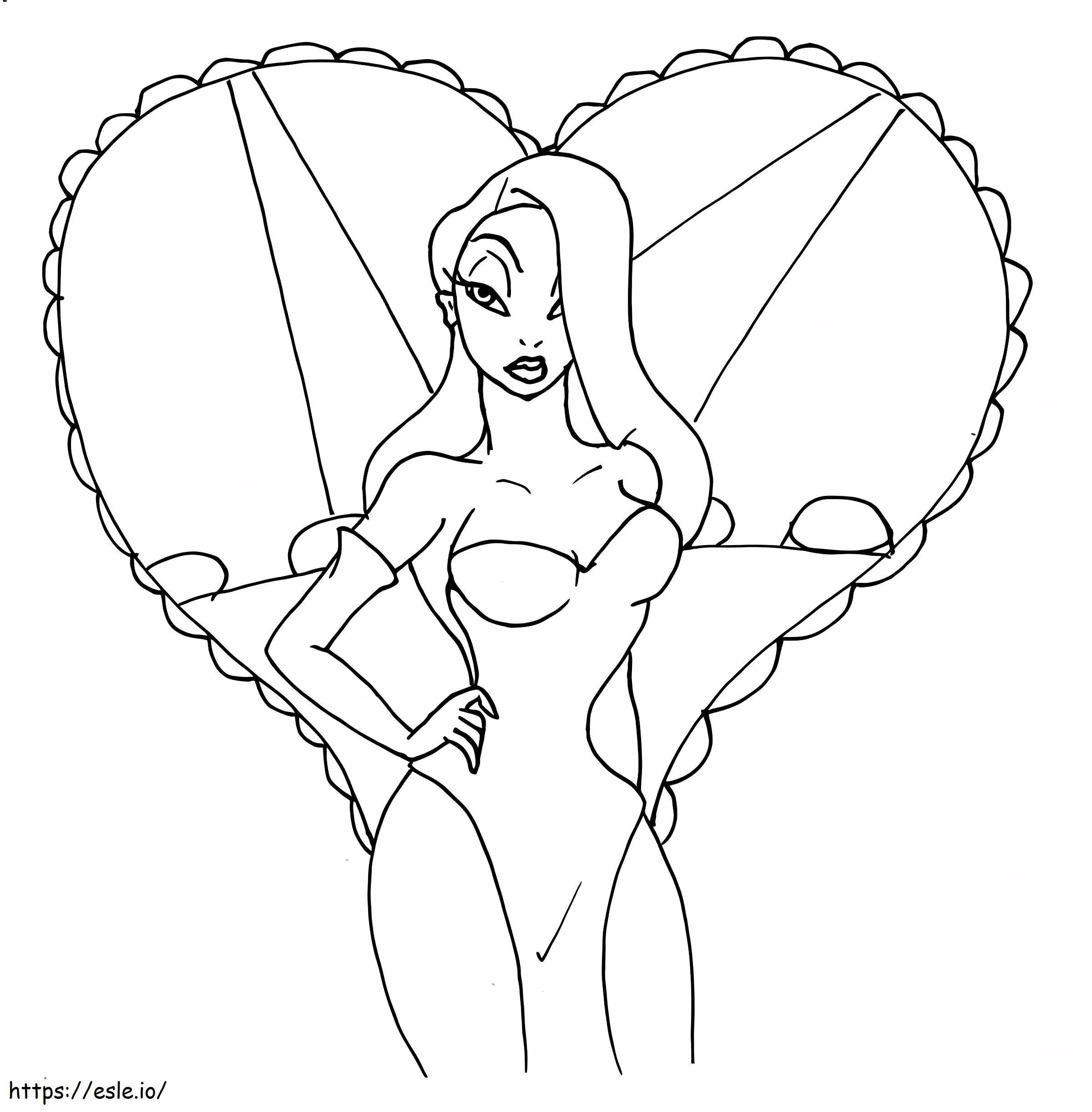 Printable Jessica Rabbit Coloring Page
