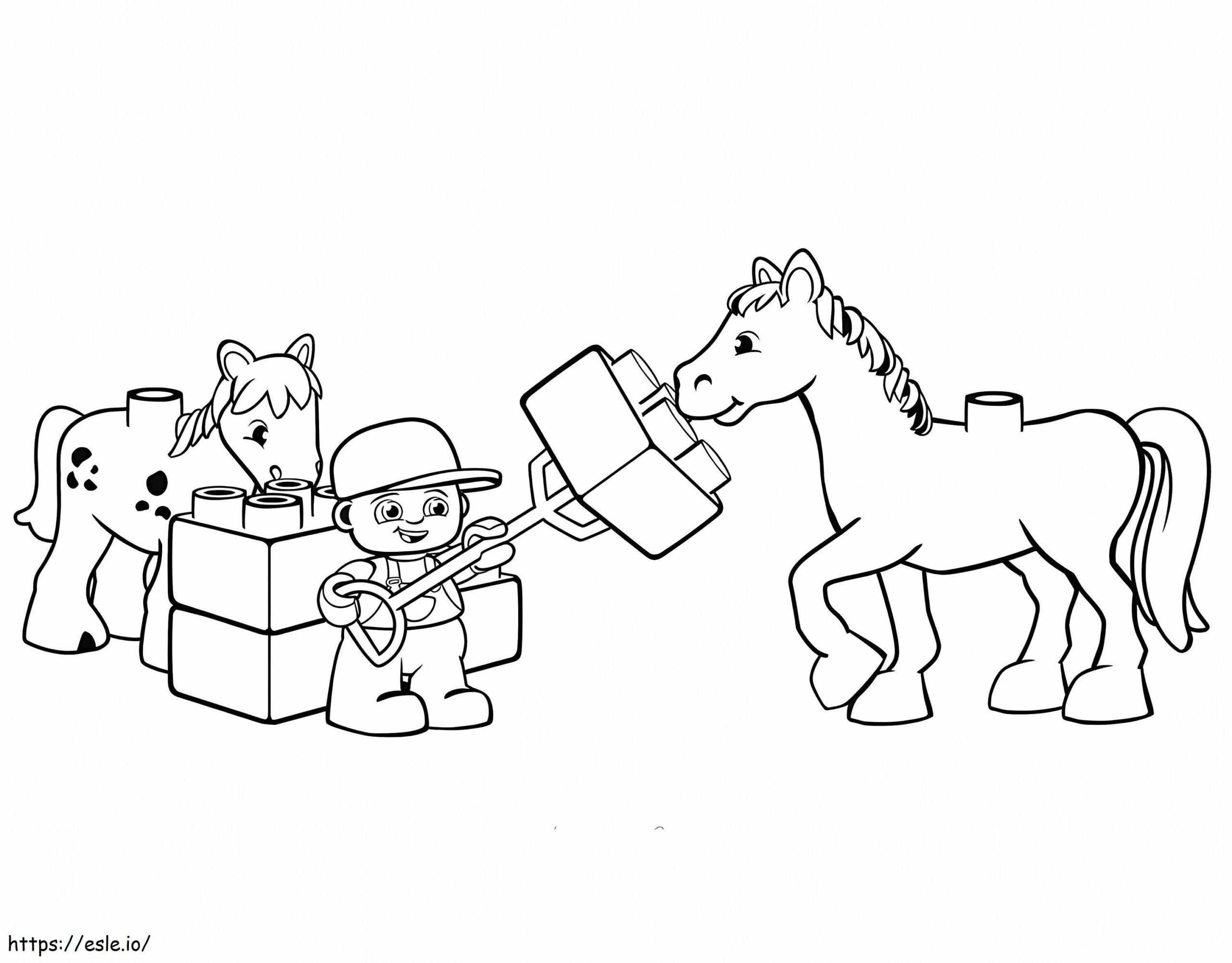 Printable Lego Duplo Coloring Page
