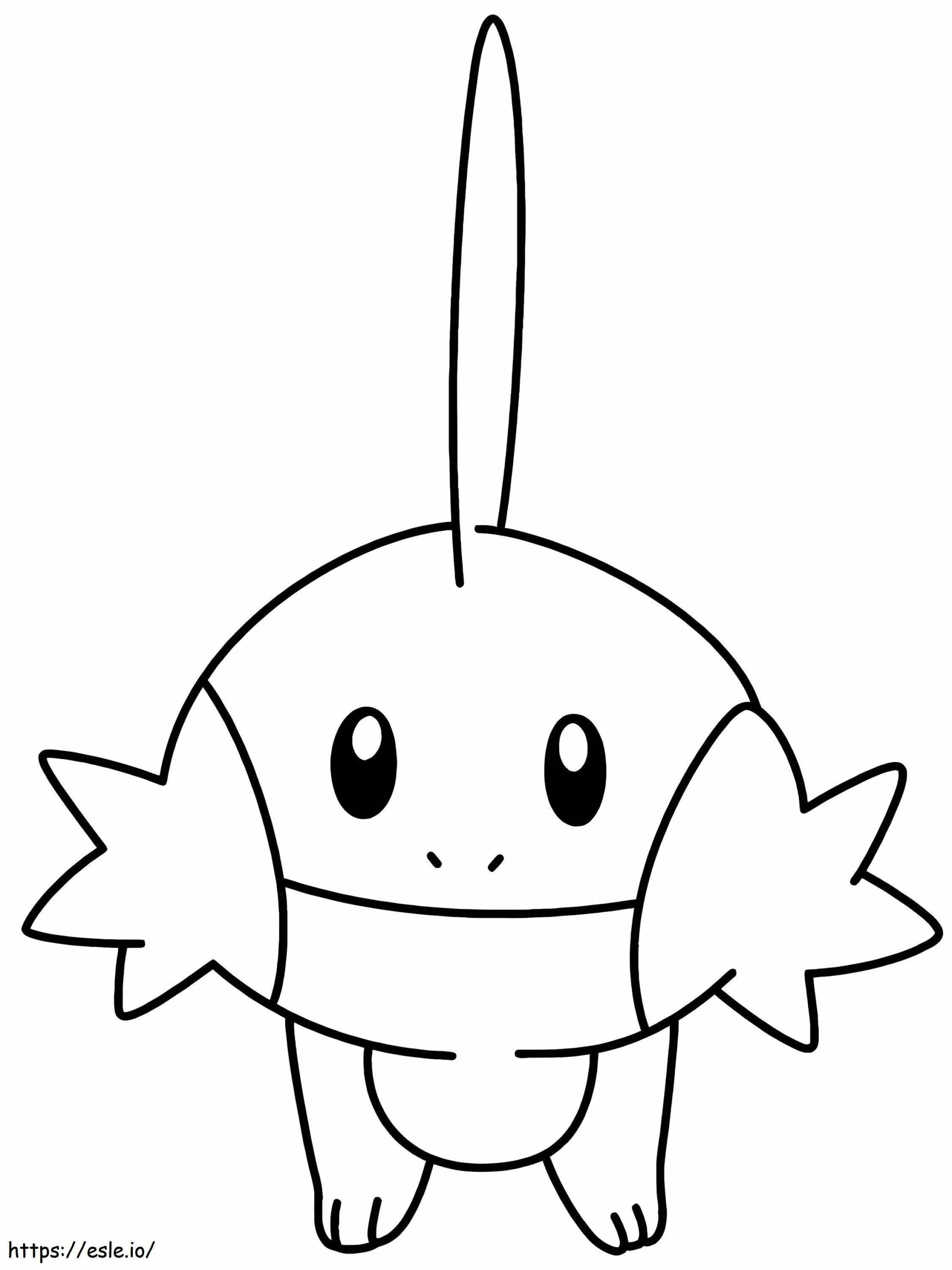 Printable Mudkip Pokemon Coloring Page