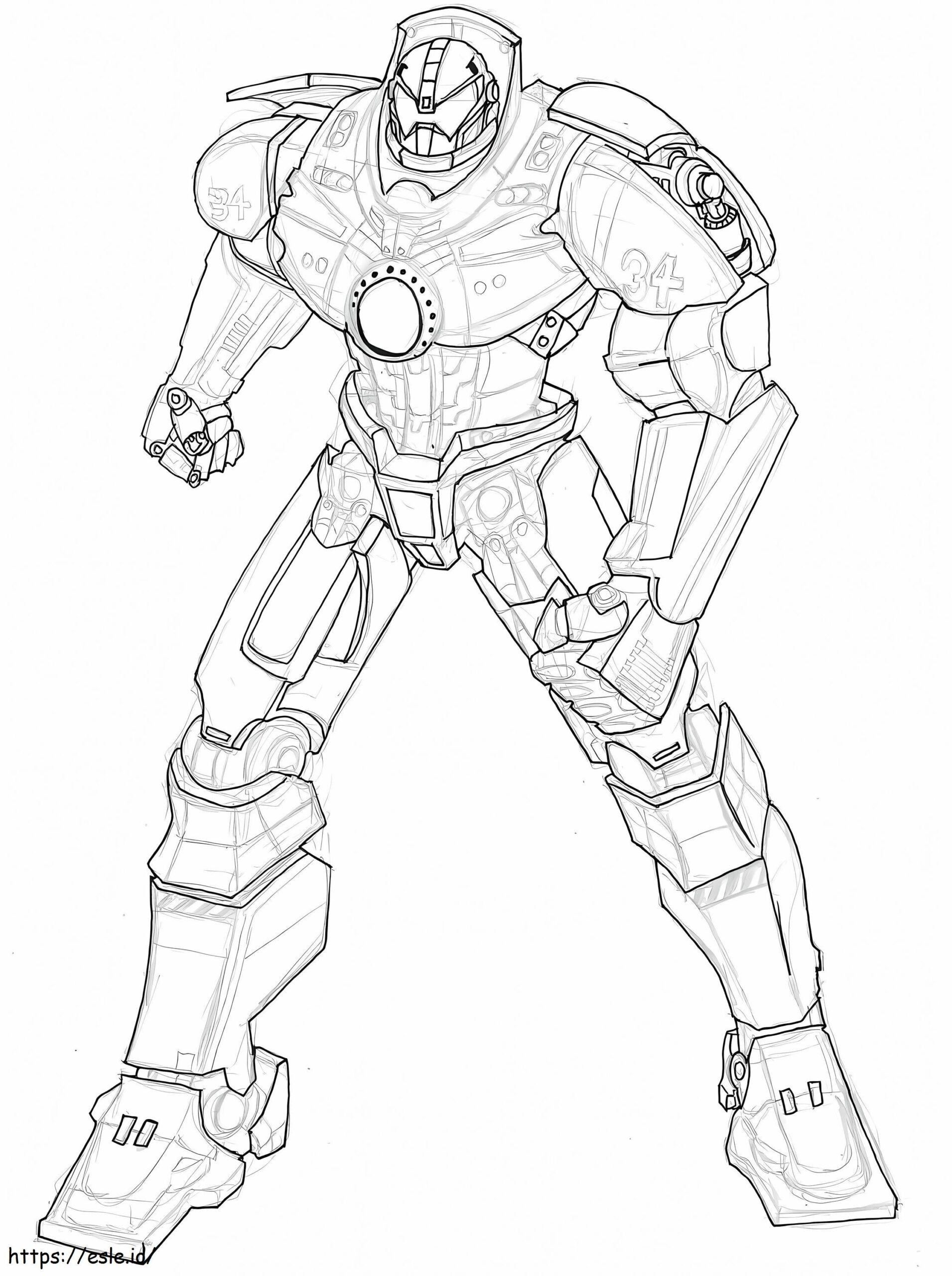 Printable Pacific Rim Coloring Page