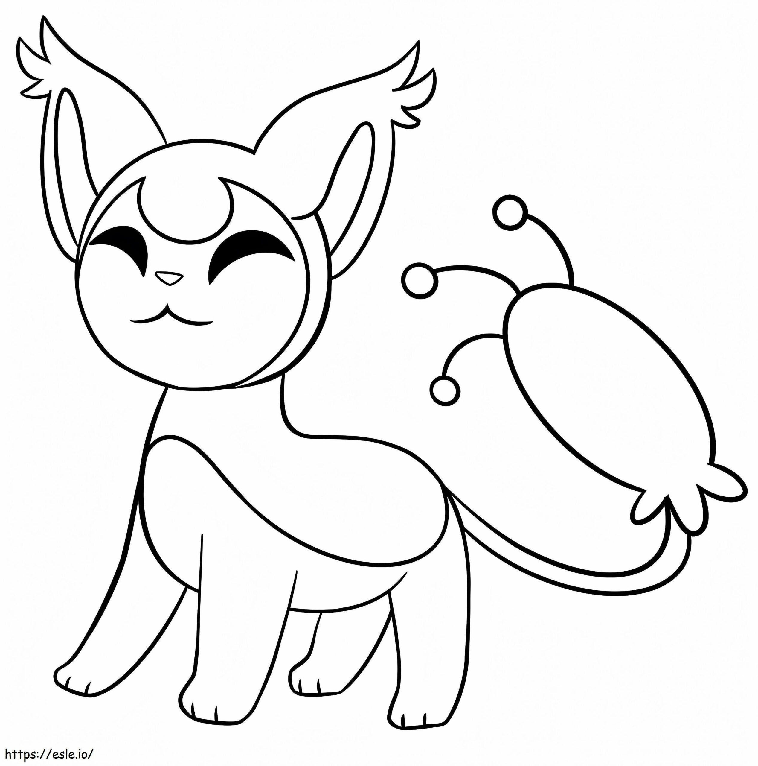 Happy Skitty Coloring Pages Printable