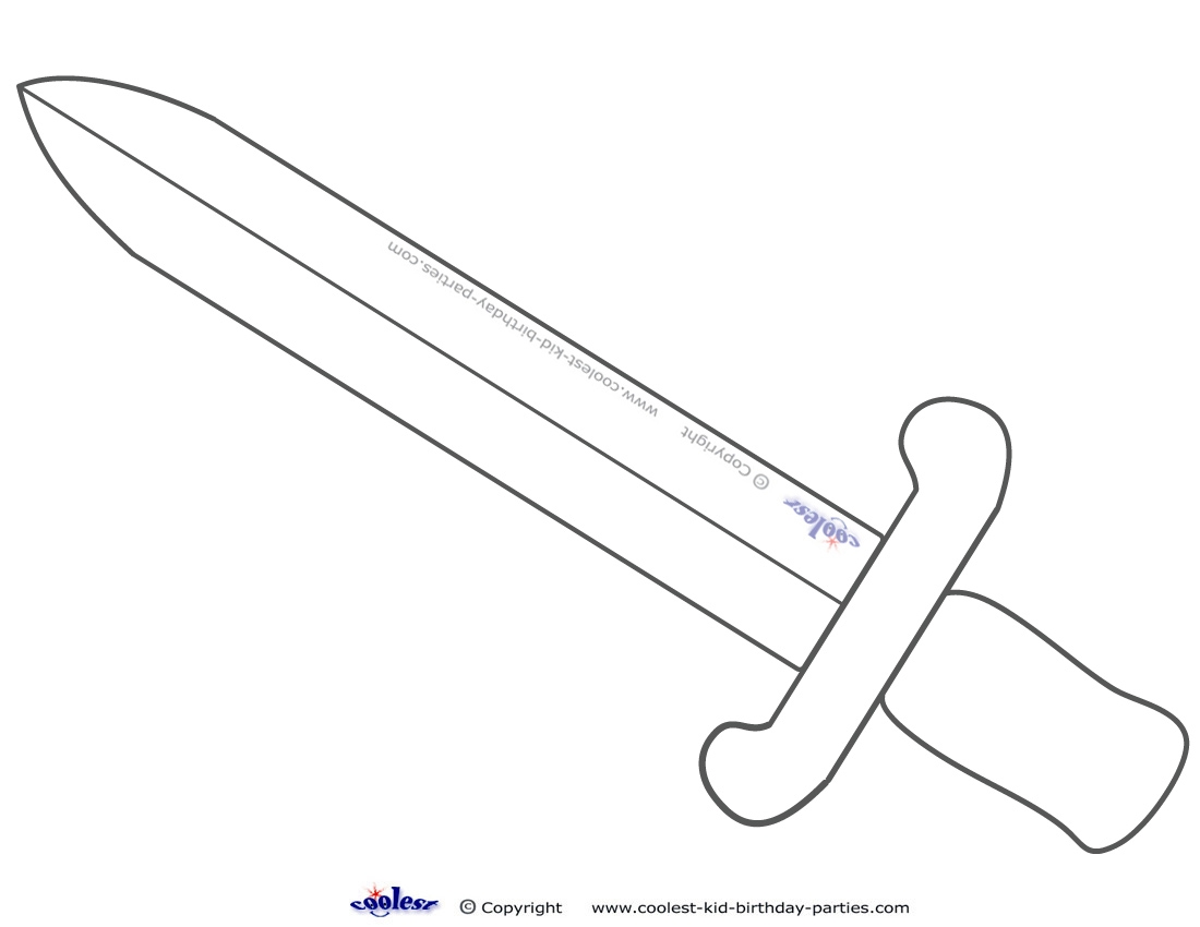 Printable Sword Coolest Free Printables