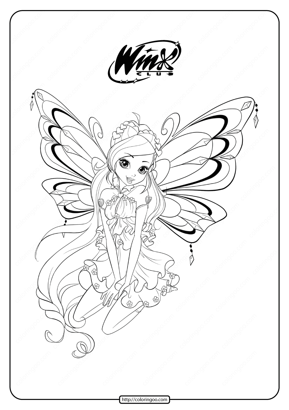 Winx Club Coloring Pages Printable