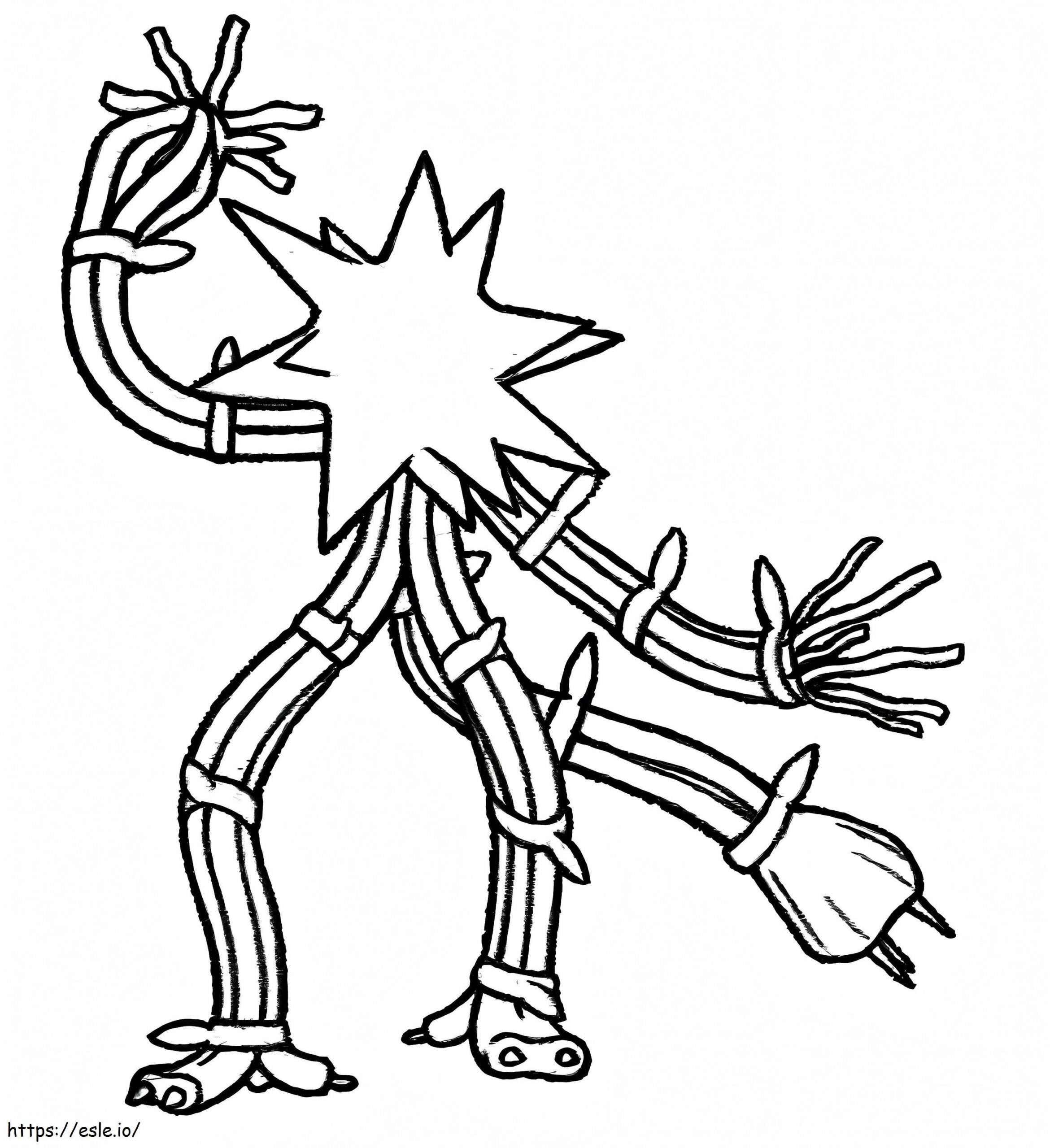 Printable Xurkitree Pokemon Coloring Page