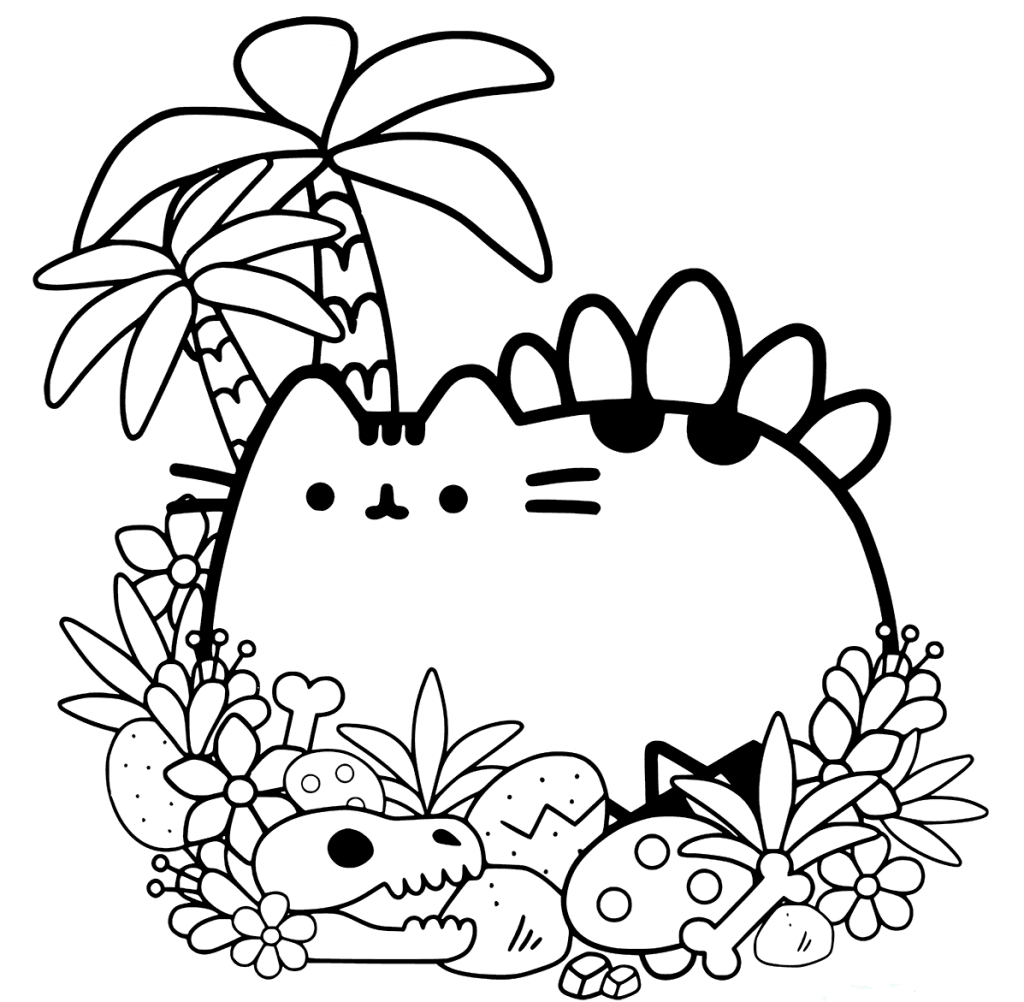 Pusheen Coloring Pages Printable Coloring Pages FREE