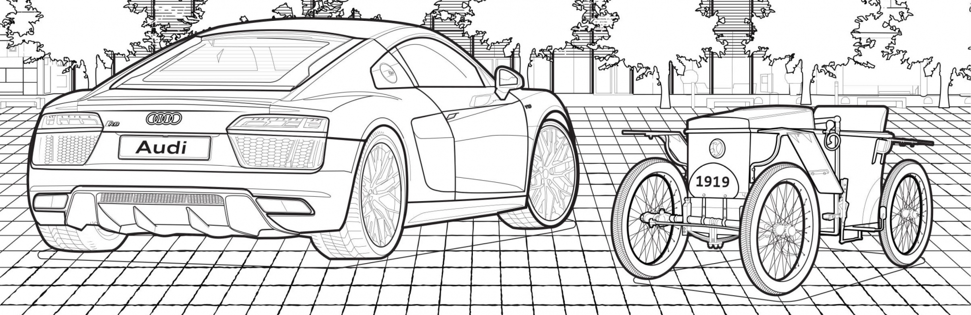 Quarantine Got You Down Check Out Audi s Free Coloring Book Or Tour A Virtual Car Museum Carscoops
