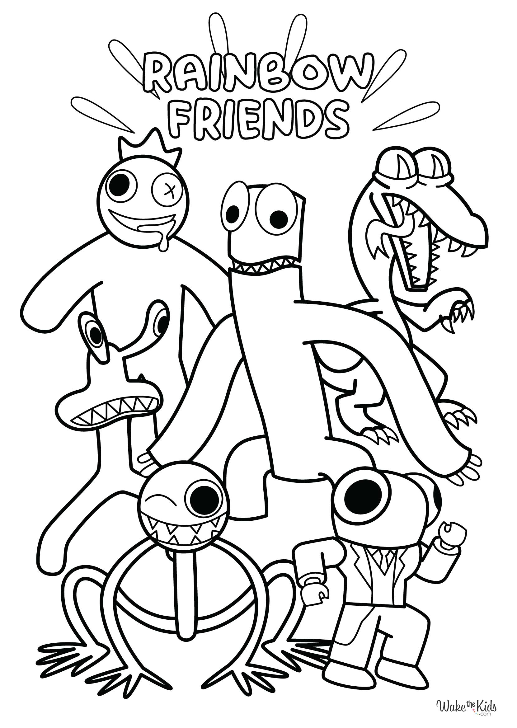 Friends Coloring Pages Printable