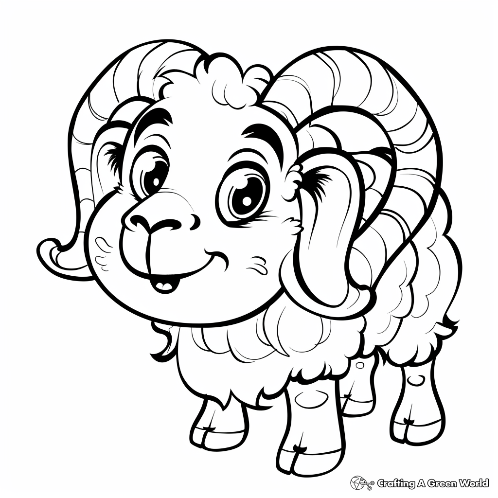 Ram Coloring Pages Free Printable 