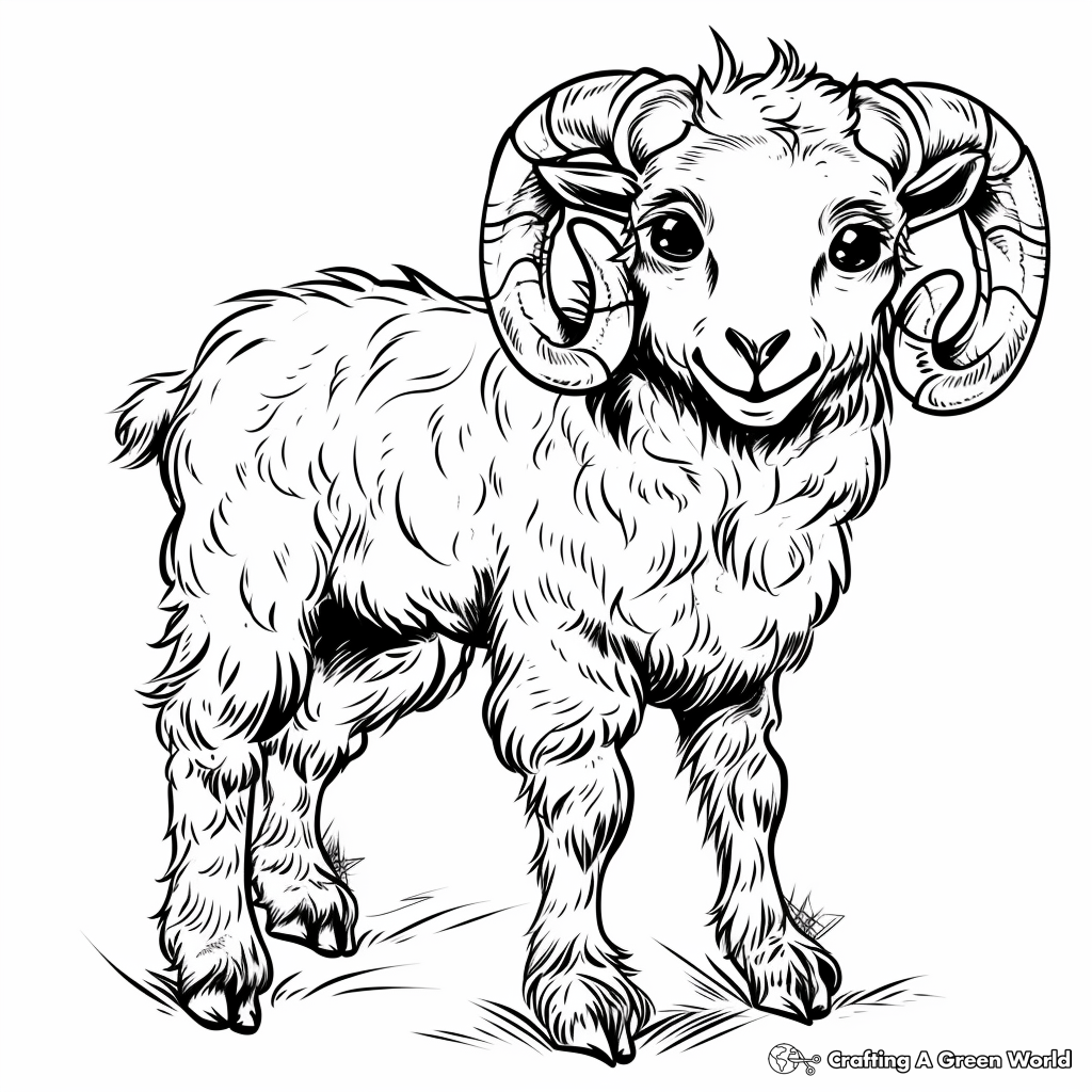 Ram Coloring Pages Printable